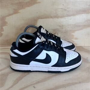 Nike - Dunk Low Retro Panda - Sneakers -Black/White - Women's - 7.5 - DD1503-101